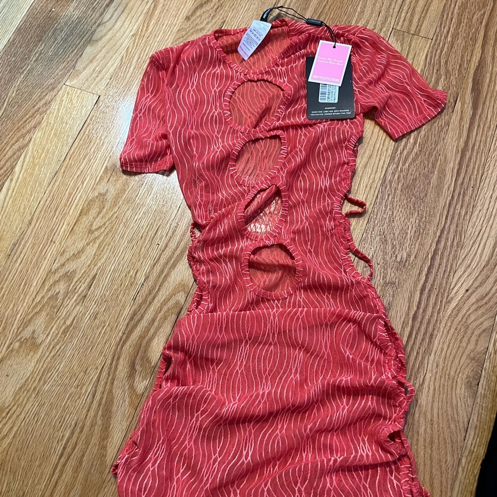 Pretty little thing swim cover up dress